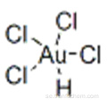 Aurat (1 -), tetraklor-, väte (1: 1), (57191295, SP-4-1) - CAS 16903-35-8